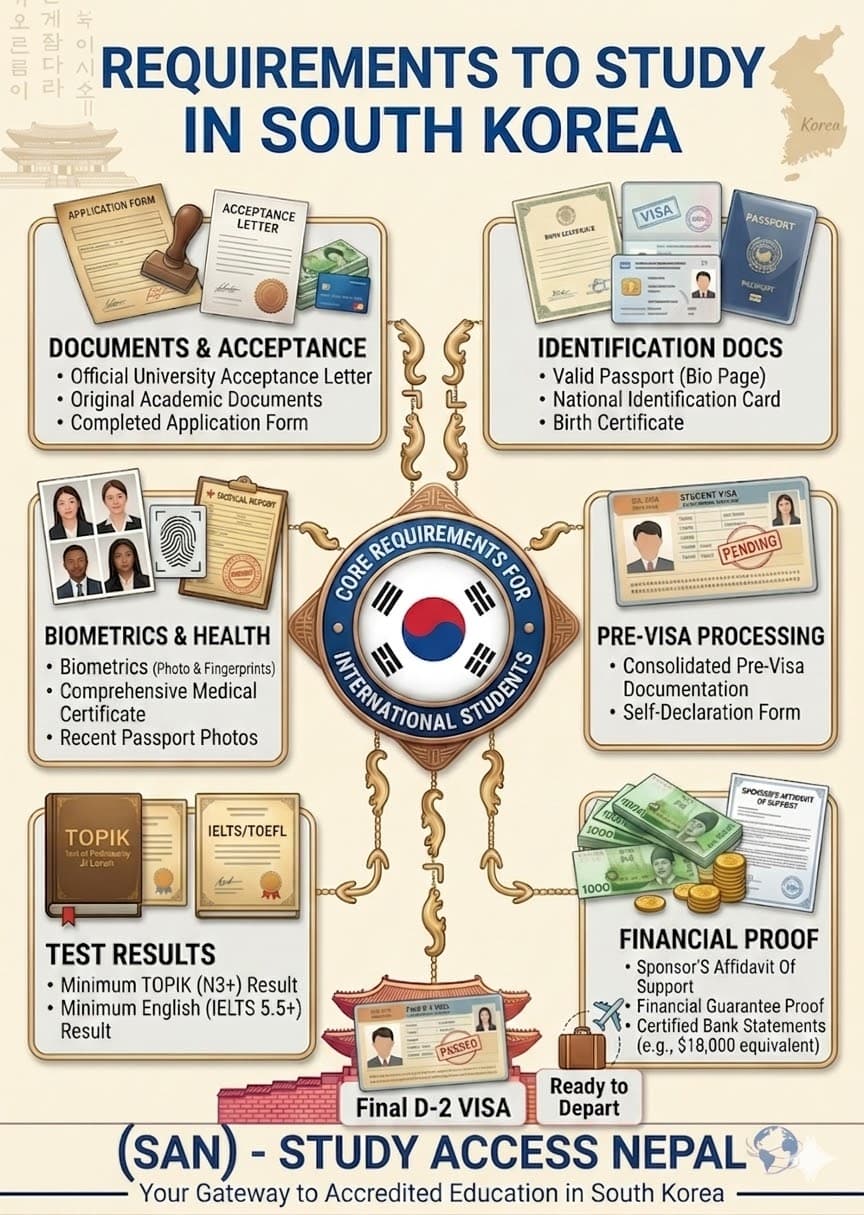 South Korea requirements image